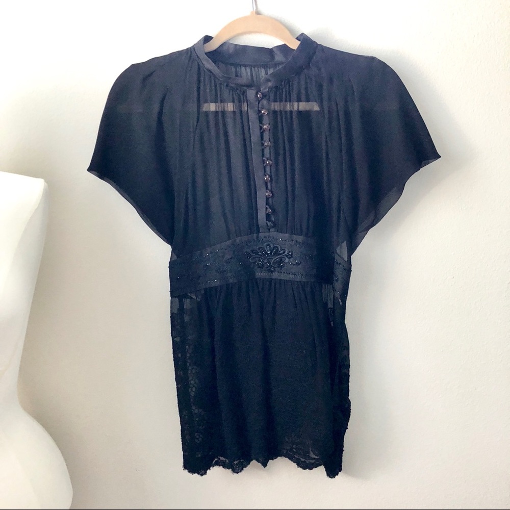 Silk Chiffon Top